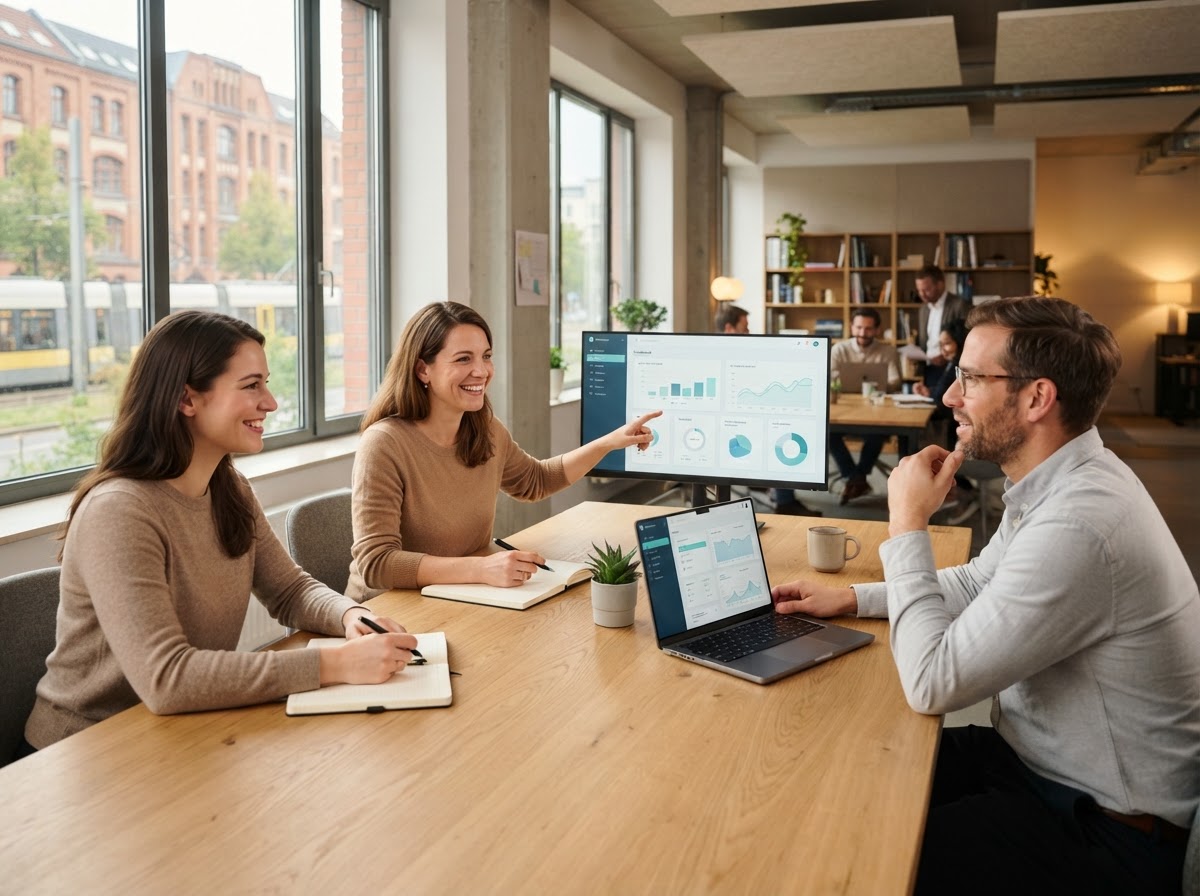 Doi Indexero Team bei der Entwicklung von Analyse- und Prognosemodellen